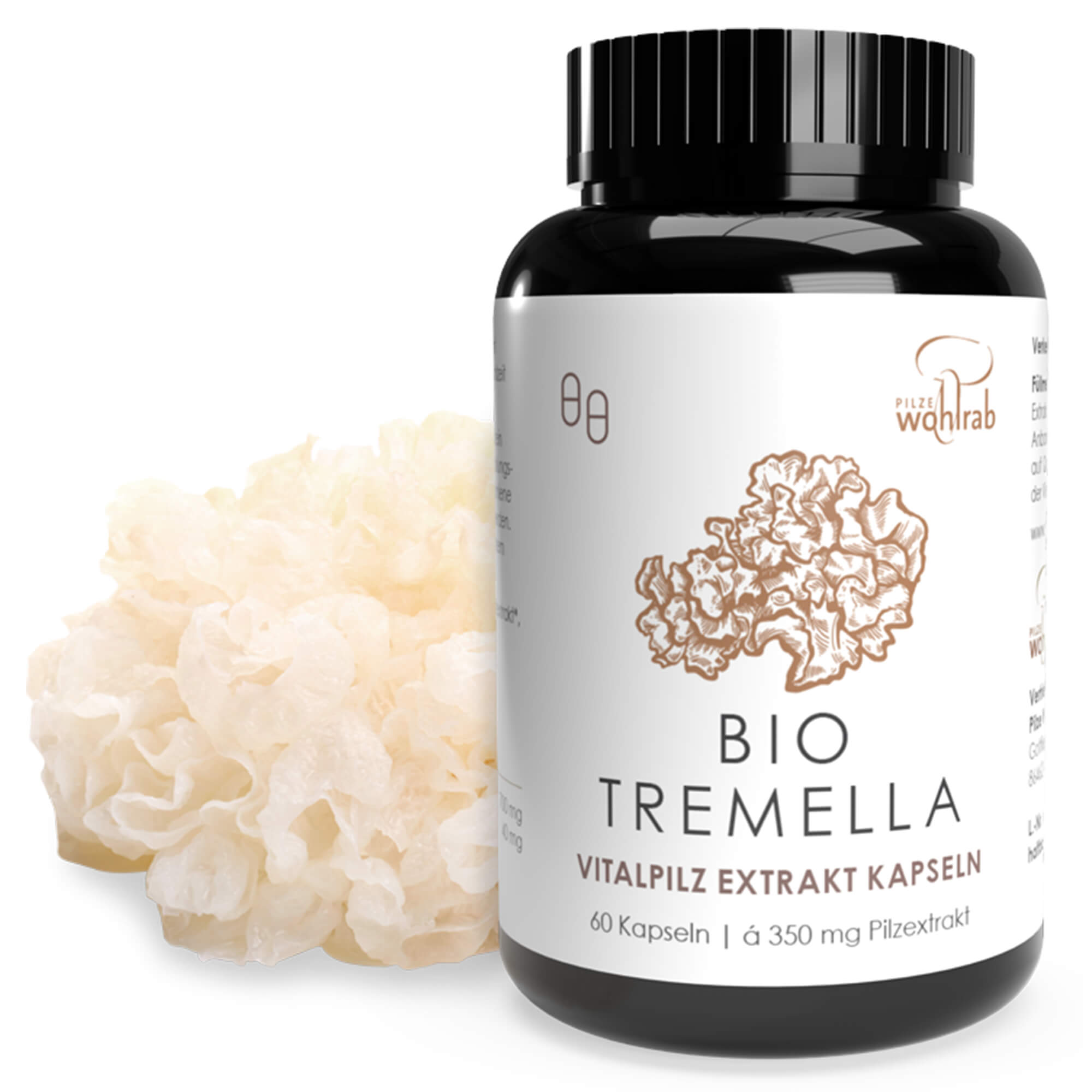 Tremella Vitalpilz Extrakt Kapseln, Bio